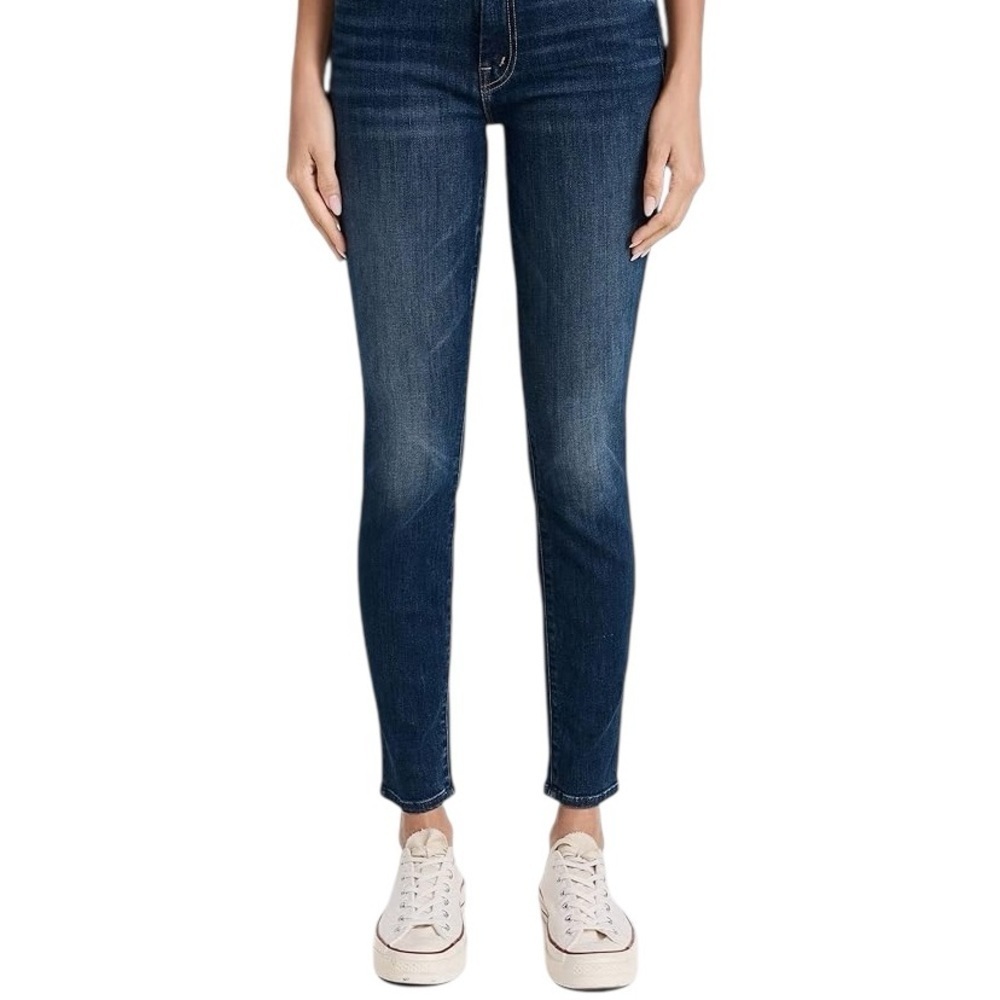 MOTHER Women's High Waisted Looker Denim Blue Slim Fit Ankle Jeans SZ 26